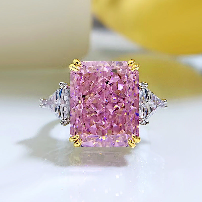 Pink Me Sterling silver ring